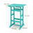  5 Pieces Outdoor Patio Bar Set, Oversize Tall Adirondack Bar Chair And Table Set-1378643208