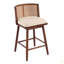 Tabouret de bar d'intérieur rembourré Talia-1460134566