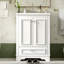 Meuble-lavabo 24 po avec lavabo en céramique, meuble de rangement autoportant moderne avec poignées argentées, portes à fermeture douce, meuble-lavabo-1021460273