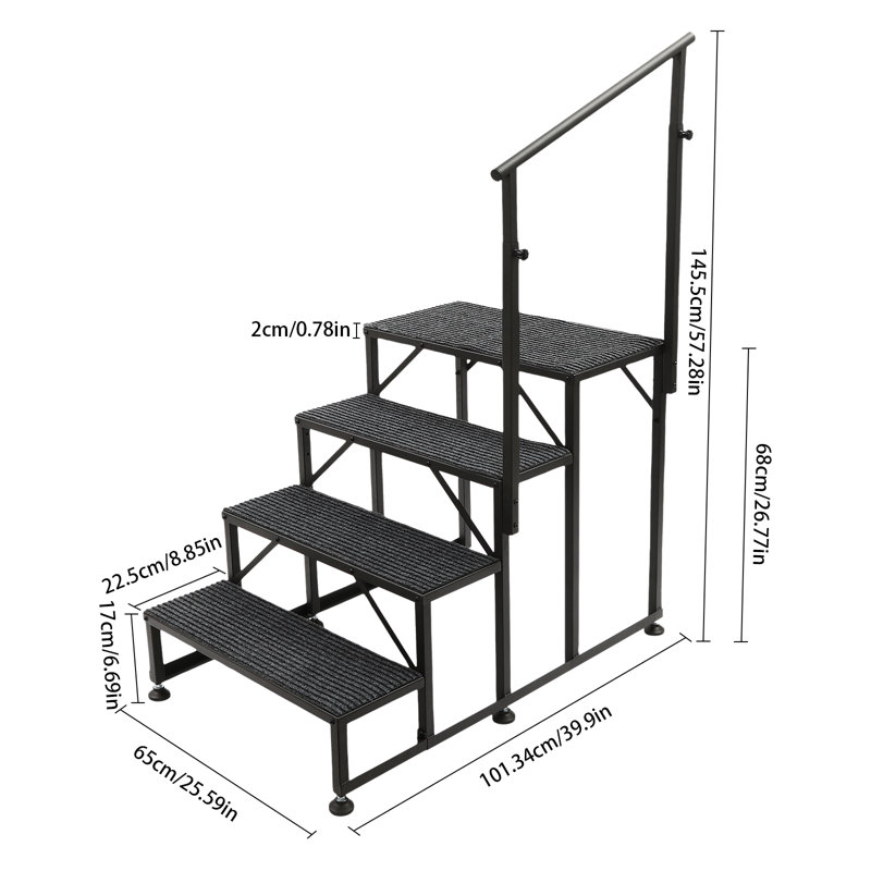 4 - Step Steel Step Stool