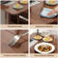 Ensemble de table de salle à manger pliante en bois massif pour table de cuisine extensible à abattants avec rangement 4-6 et 51,18 po, entièrement requis (noyer, seulement la table, sans les chaises)-646352774-646352768