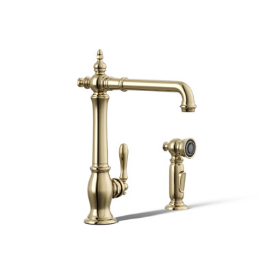 Artifacts® Single Handle Kitchen Sink Faucet with Accessories