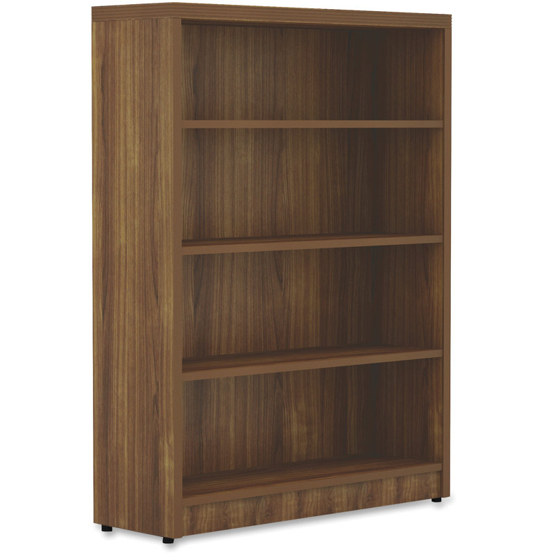 Bibliothèque standard Zanger, Noyer, H 51,2 po x l 37,8 po x P 12,5 po