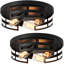 Plafonnier encastré noir 3 lumières 13 po 13 po