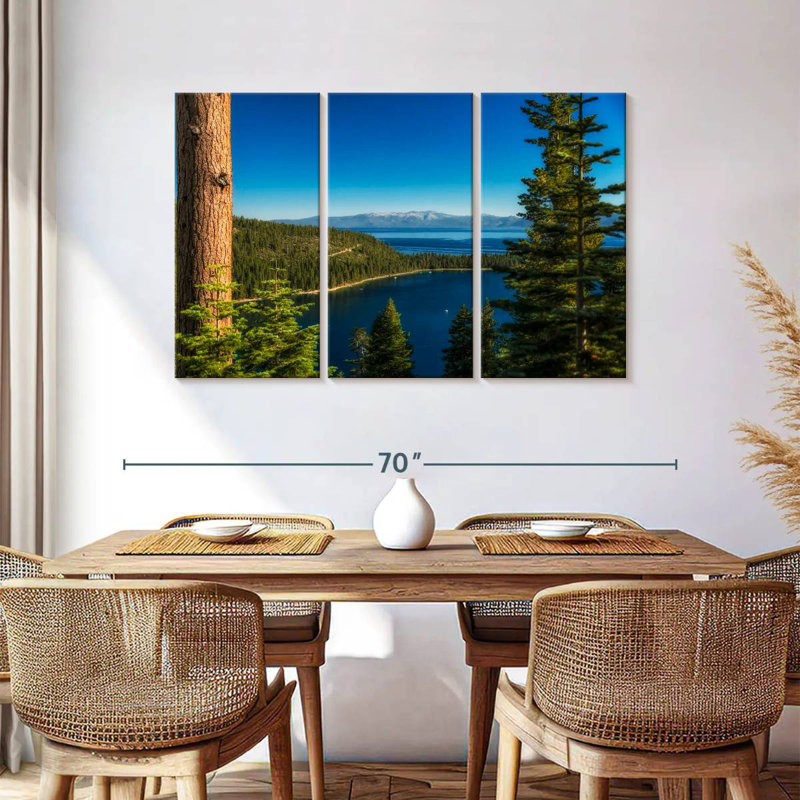 Alvord Scenic Emerald Bay, H 36 po x l 57 po