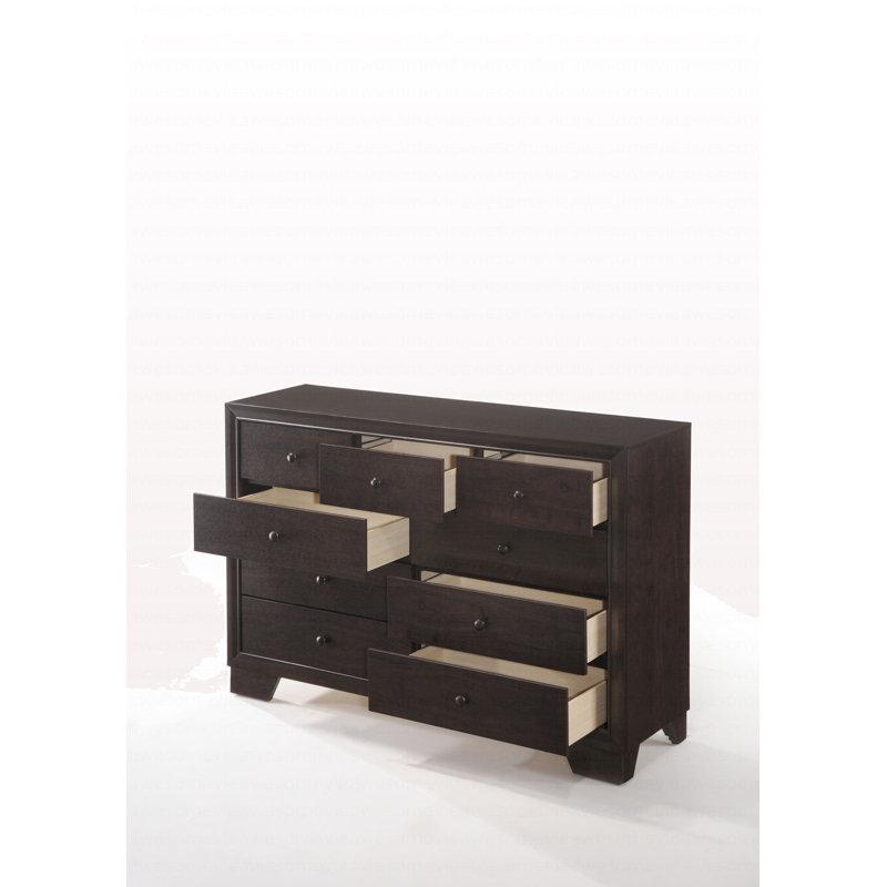 Commode moderne à finition espresso