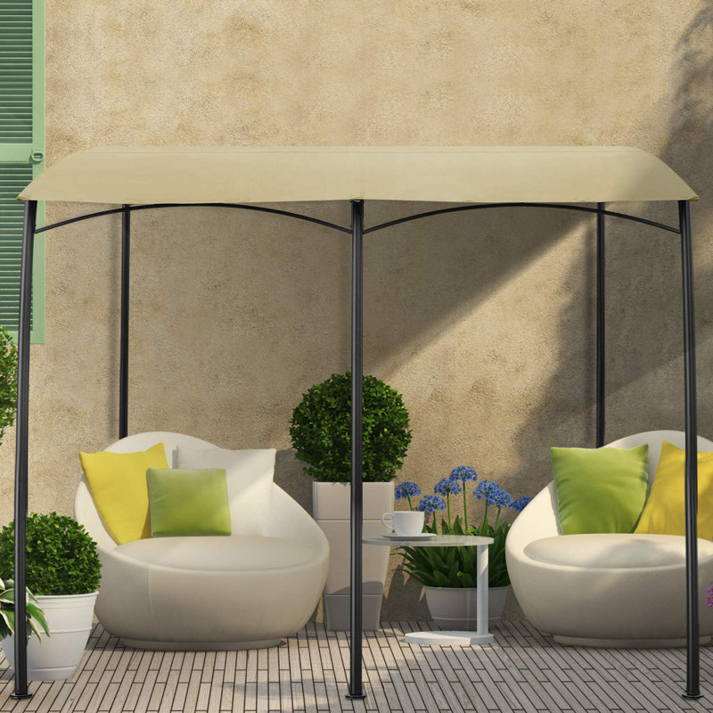 AECOJOY 156'' W x 98.4'' D Retractable Gazebo