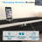 Bed Frame with 8 Storage Drawers, LED Headboard with Charging Station, Metal Platform Bed Frame, No Box Spring Needed, Noise-Free, Stable and Solid, BLACK-2029645843-2025908275
