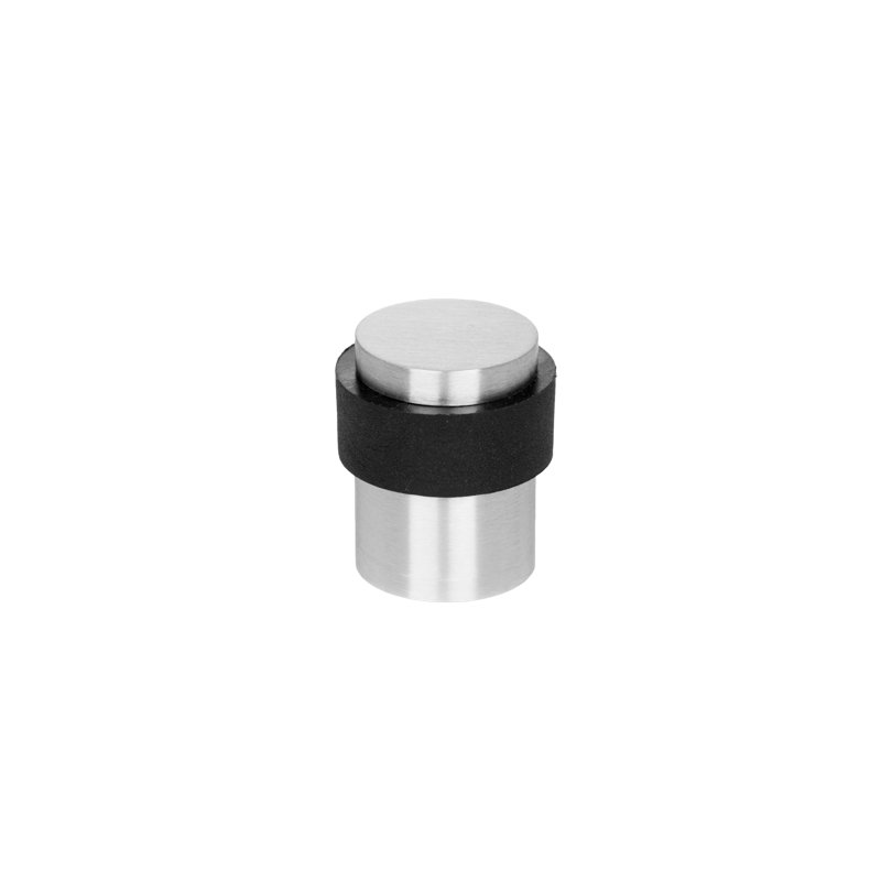 Butoir de porte en acier inoxydable, Acier inoxydable poli, H 1,57 po x l 0,98 po x P 0,98 po