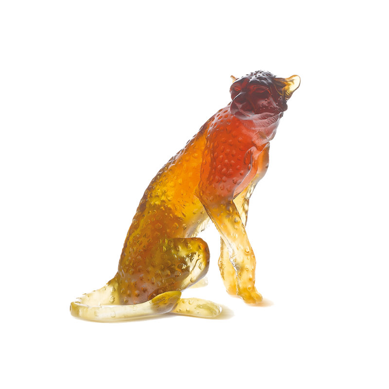 Jean-François Leroy Cheetah 1000 Ex Figurine, Amber
