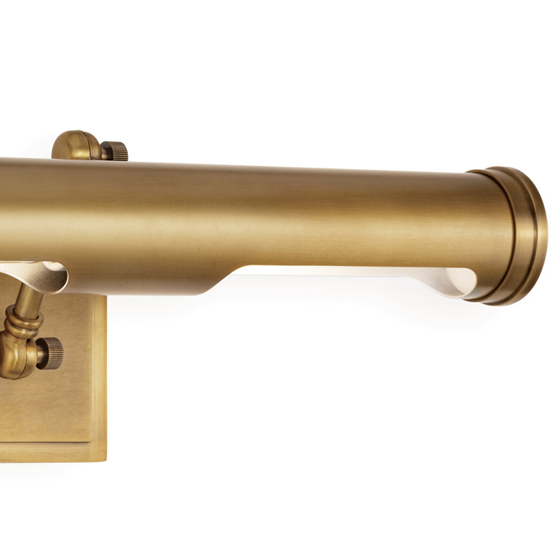 Tate Picture Light Medium, Natural Brass