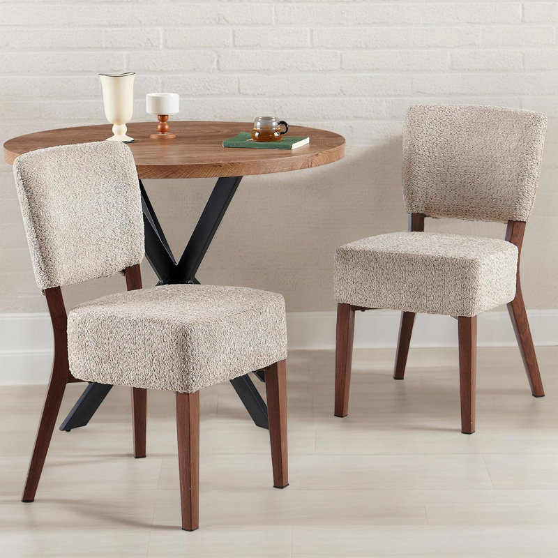 Danette 3 - Piece Dining Set, Brown, 3 Pieces: Table, 2 Chairs