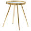 Ensemble de table basse et de table d'appoint 3 pièces Lymon Gold