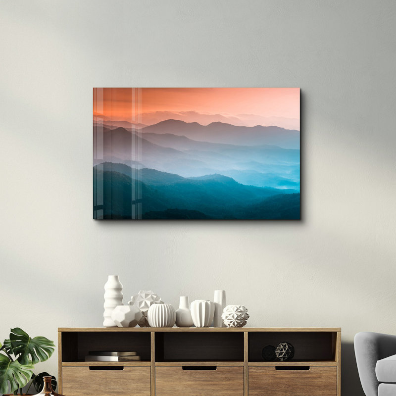 Peinture élégante en verre trempé de 27,6 po x 43,3 po | 100% verre trempé, épaisseur: 0,16 pouce | Œuvre imprimée UV, parfaite pour la décoration intérieure et les intérieurs modernes, des visuels époustouflants pour toute pièce