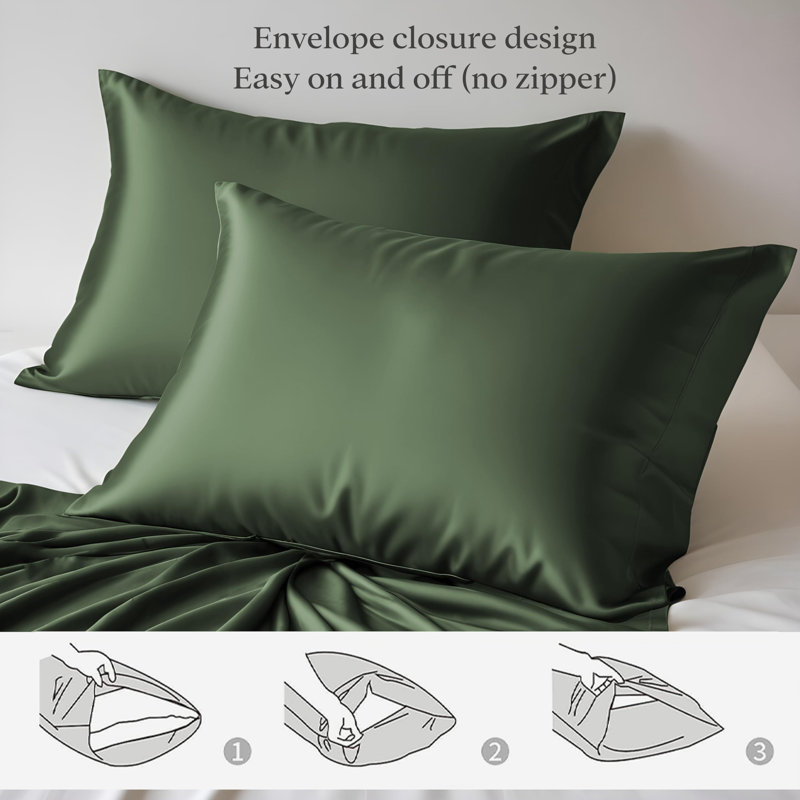 Machine Woven Sheet Set, Avocado Green