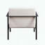 Chaise d'appoint avec structure en métal