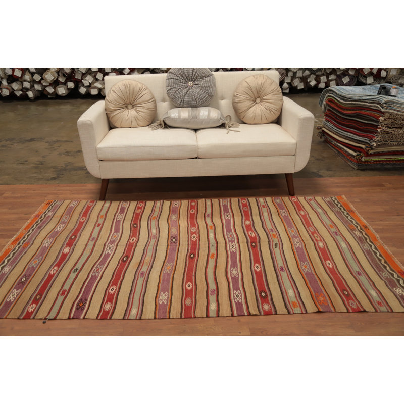 Tapis turc en laine Kilim