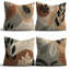 Ensemble de housse de coussin lavable et repassable 4 pièces