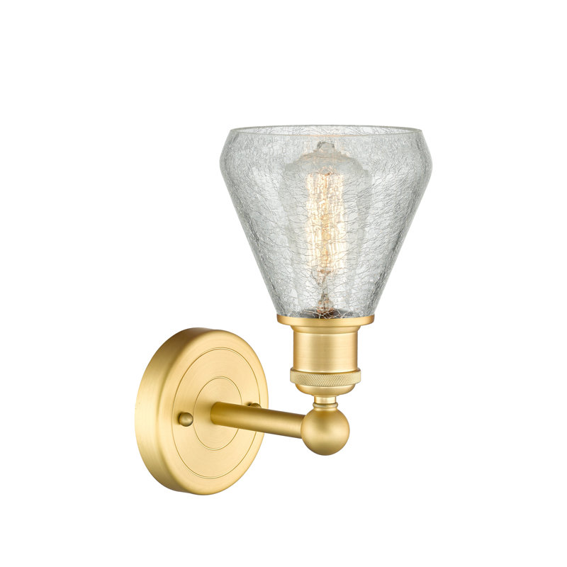 Chewton Armed Sconce, Satin Gold