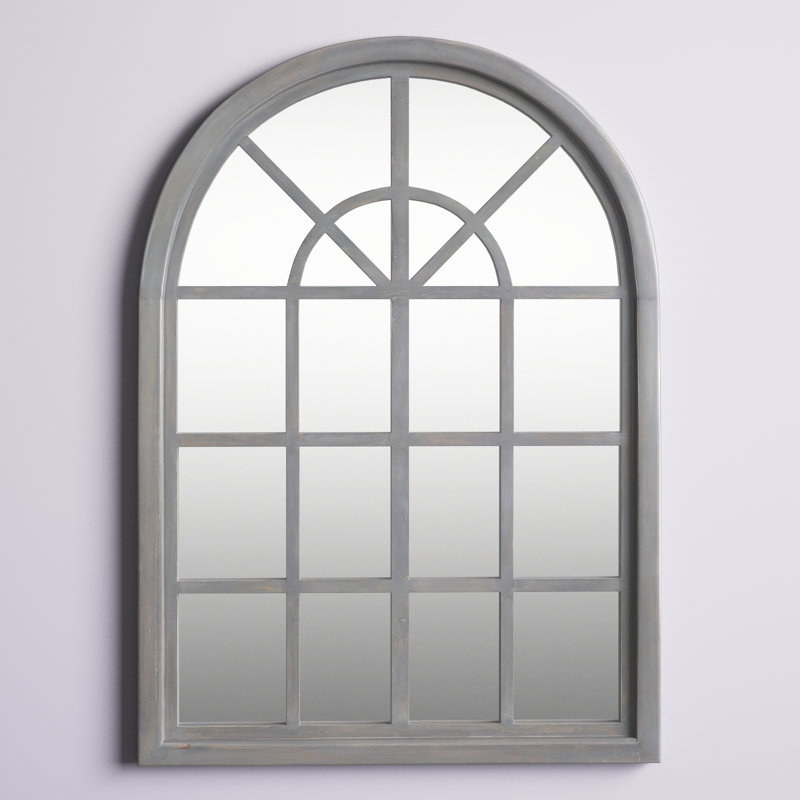 Miroir décoratif Augustine, Gris délavé