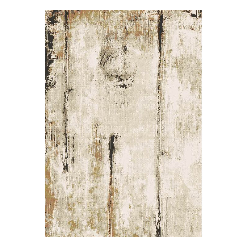 Tapis décoratif beige Touffeté Eben, Rectangle 3 pi 11 po x 5 pi 11 po