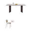 Ensemble de table de salle à manger Simple White-103831771