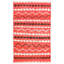 1890s Intense Bright Red Ground Transitional Antique Navajo Rug 4'4"x7'2" Carpet