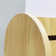 Double Sided Slatwall Display 20.5" X 20.5" X 68" Wood Floor Standing Rack with 32 Hooks