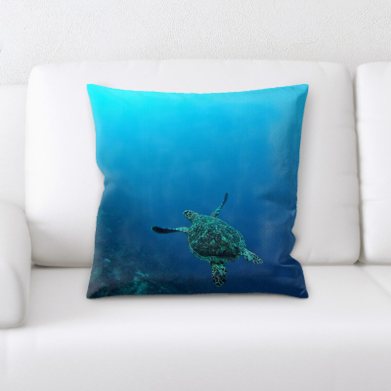 Layton Turtle Throw Pillow