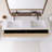 72'' Wall Mounted Single Bathroom Vanity With Glossy White Solid Surface Basin-1133831975