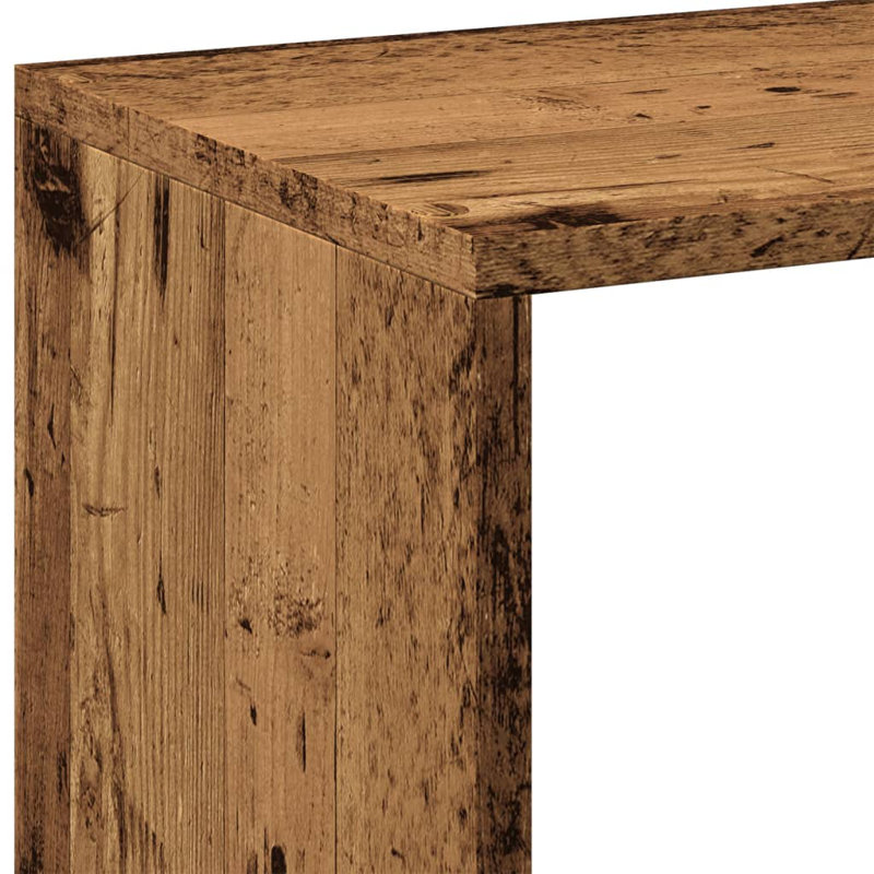 Mylo 103.5cm H x 102cm W Bookcase, Old Wood