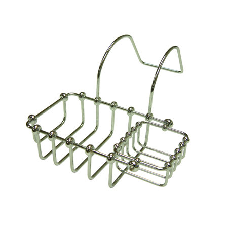 Kingston Brass Vintage 7-Inch Clawfoot Tub Hanging Soap and Sponge Holder, Polished Chrome
