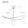 Kemp 52" 3 -ABS-Blade Propeller Modern Ceiling Fans no Light and with Remote Control
