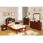 Commode 6 tiroirs avec miroir Bedford-55131801