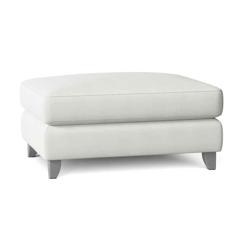 Monterey Outdoor Ottoman with Cushion, Cream Linen 6025-002