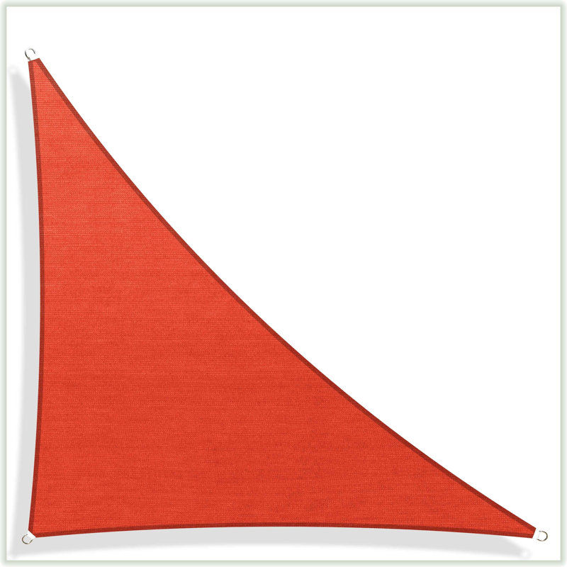 Toile d'ombrage en tissu Colourtree Triangle Sun, Rouge, 20 pi x 20 pi x 28,3 pi