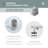 FINE FIXTURES Stainless Steel 24 inch Linear Shower Drain with Hair Trap and Tile Insert & Grate 2-in-1 Design-126533264