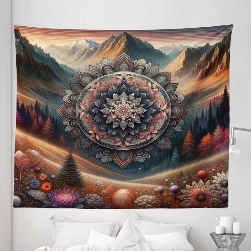 Tapisserie en microfibre, H 104 po x l 88 po