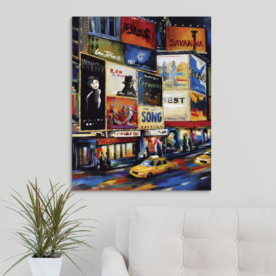 « thats broadway », peinture sur toile