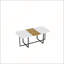 Ensemble de table de salle à manger 9 pièces avec 8 chaises en velours noir pour les réunions de famille et les salles à manger modernes-129892171