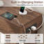 Console moderne en bois massif 47 po