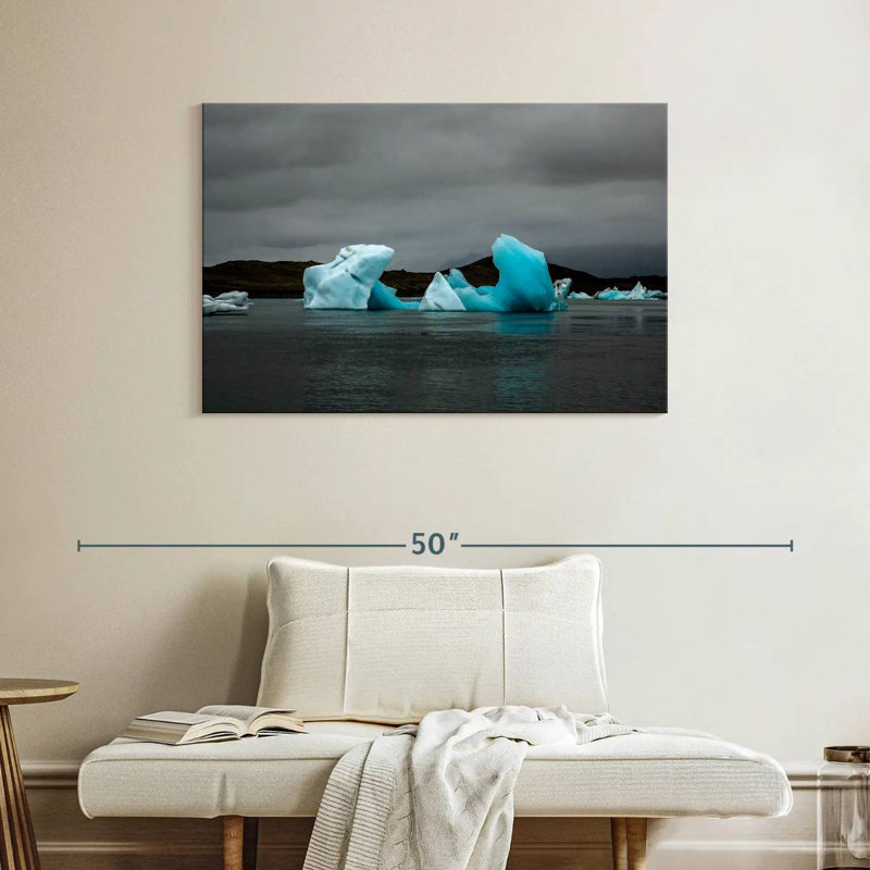 Alvord Floating Glaciers, 26" H x 39" W