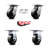 4 Piece Phenolic Caster Set