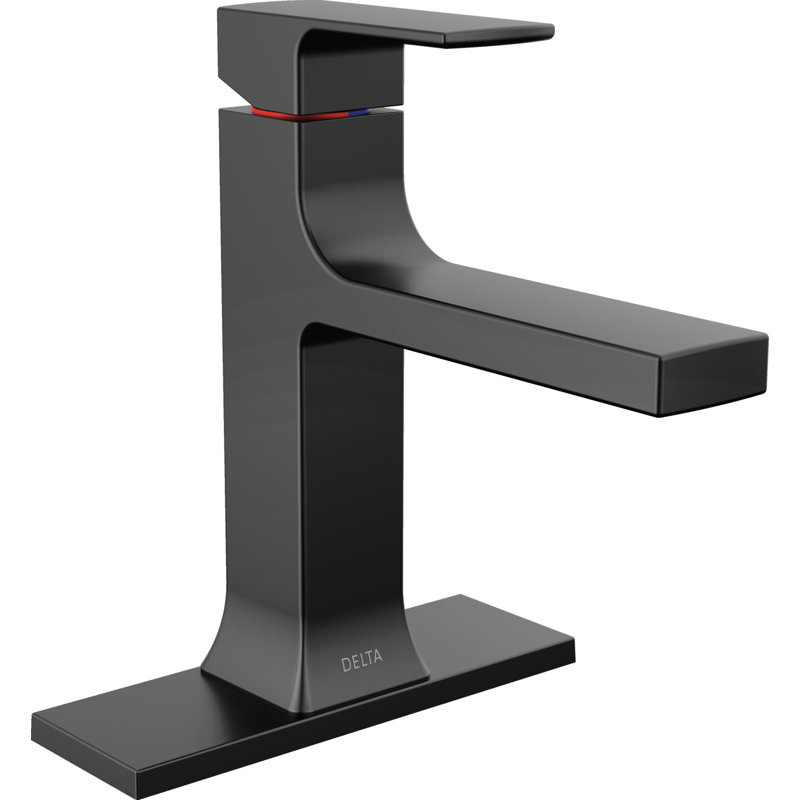 Robinet de salle de bain Velum, Noir mat