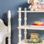 Vivienne Solid Wood Spindle Short Bookshelf-1757216422