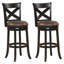 Tabouret de bar pivotant 31 po Brunetto-1810115299
