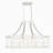 Jonbenet 5 - Light Dimmable Kitchen Island Modern Linear Chandelier