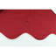Auvent de remplacement pour abri de jardin rouge 10 x 10 pi. Tissu avec protection hydrofuge. Filet de toit à deux niveaux et trous de drainage pour le dessus de patio extérieur intrigant. Tissu. Drain d'activité