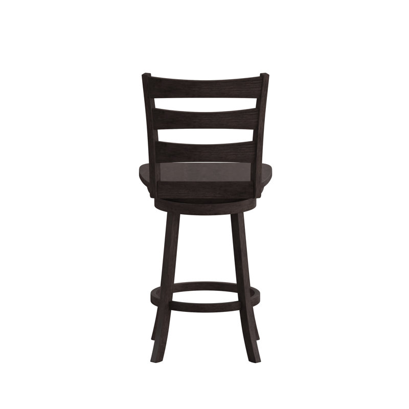 Tabouret de salle à manger Laurel, Espresso, Tabouret de comptoir (siège d'une hauteur de 25 p
