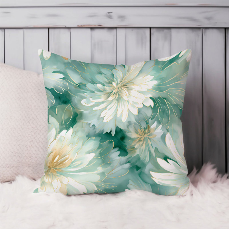 Floral Flowers II Modern, 16"H x 16"W